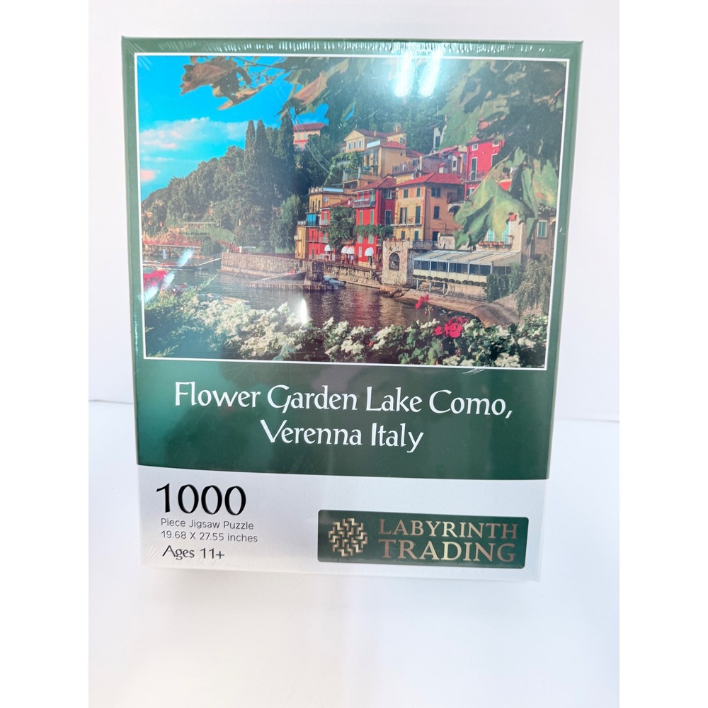 Labyrinth Trading Lake Como Varenna Italy 1000 Piece Jigsaw Puzzle VI021501 NEW